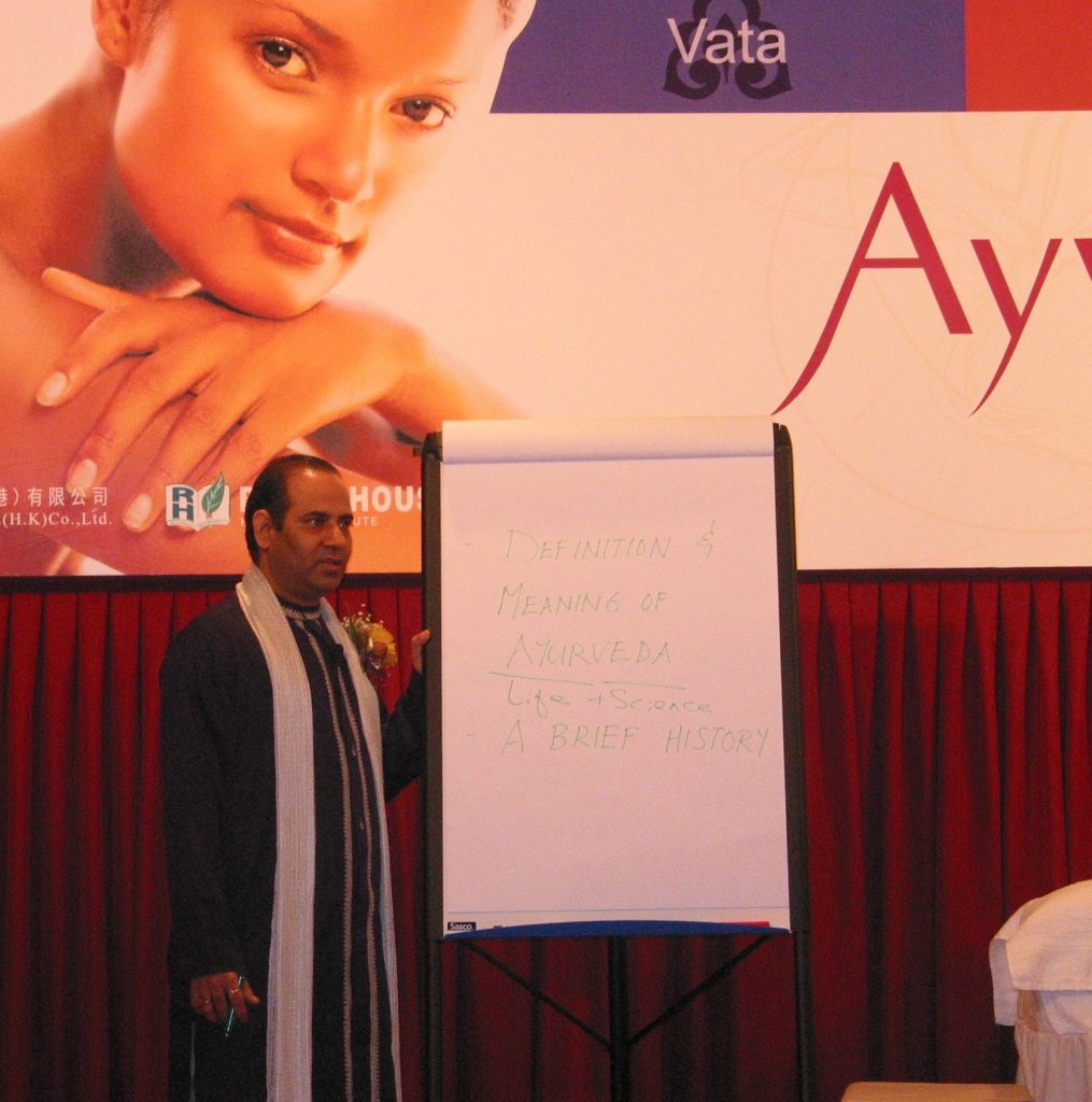 Ayurveda Seminar by Mr. Vinod Sharma Hong Kong