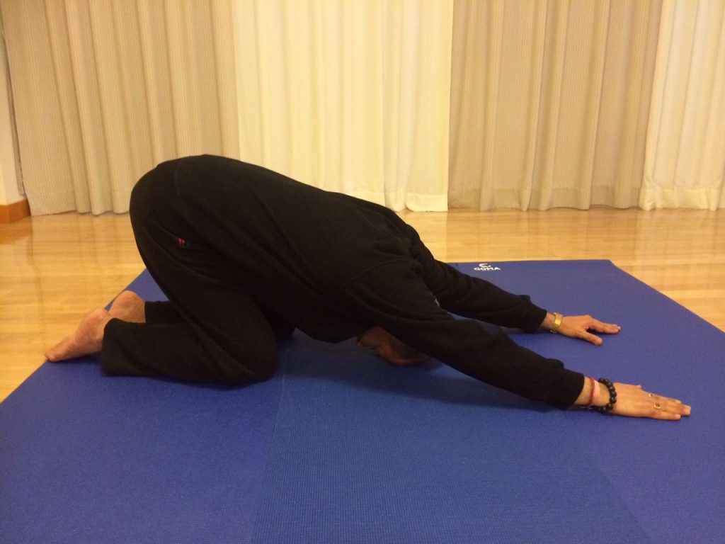 Mr. Vinod Sharma Hong Kong showing Yoga Pose 2